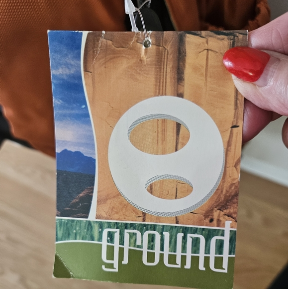 Rugged Muav Backpack by Groundwear  Orange & Black - Picture 8 of 8